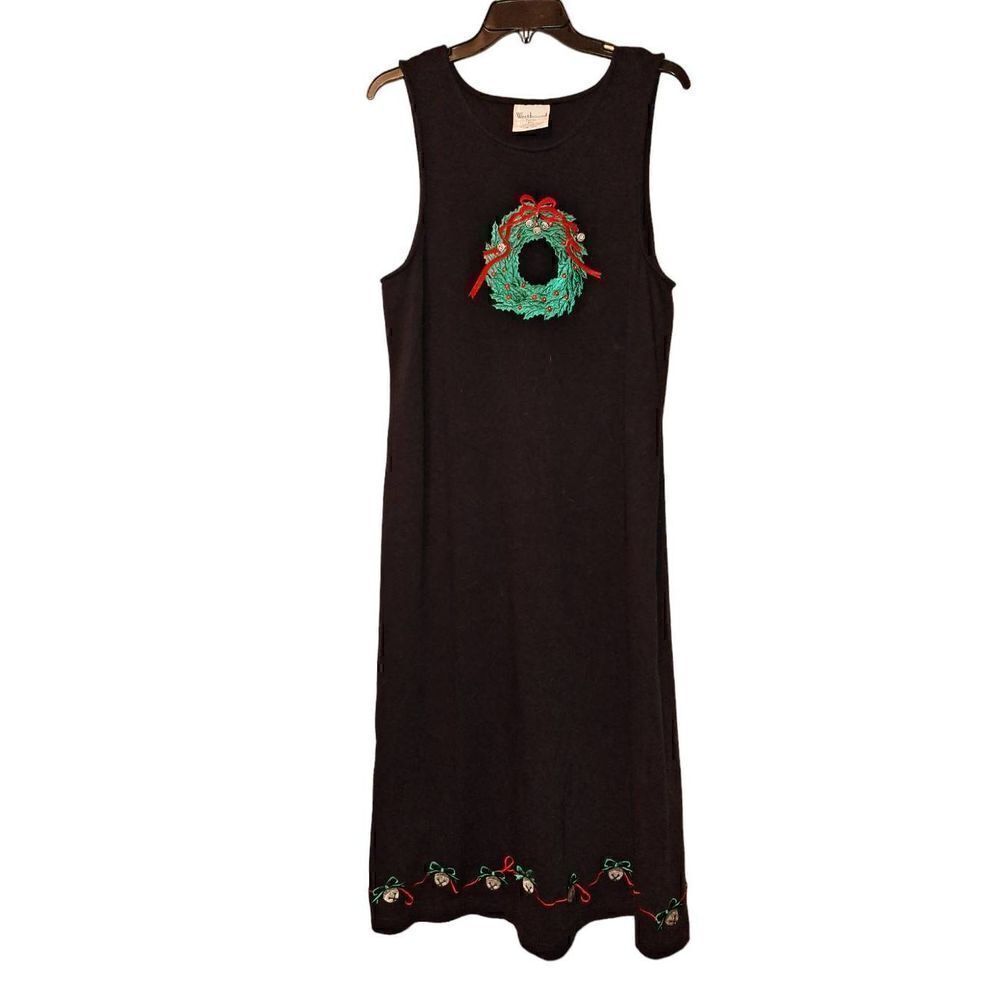 Westbound Cotton Wreath &Bells Dress